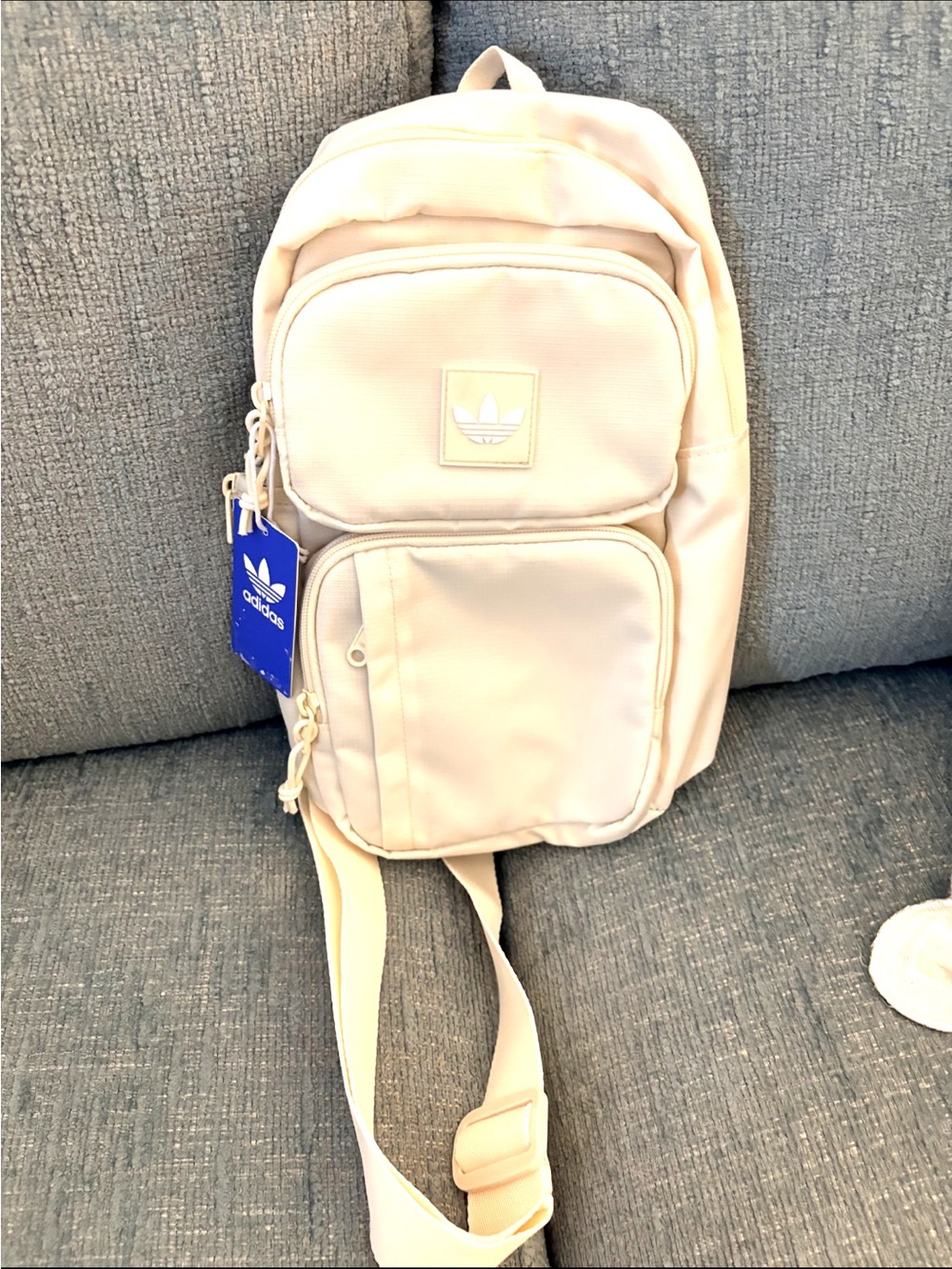 Adidas Cream Sling Backpack